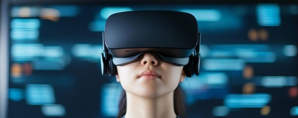 Virtual reality database coding, programmer with augmented reality screens