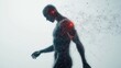 © Stock Avenue - Body shaping and muscular development demonstration on copy space background through workout routine