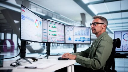 Poster - KPI Business Analytics Data Dashboard