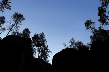 Die Felsenstadt Adrspach Weckelsdorf im Braunauer Bergland 