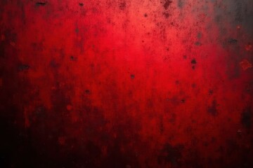 Abstract Red Grunge Texture with Dark Splotches