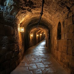 The underground passages of Nottingham Castle, where the legends of secret tunnels and hidden treasures are brought to life.