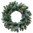 © Lusi_mila - Christmas wreath. Decor elements for New Year and Christmas design