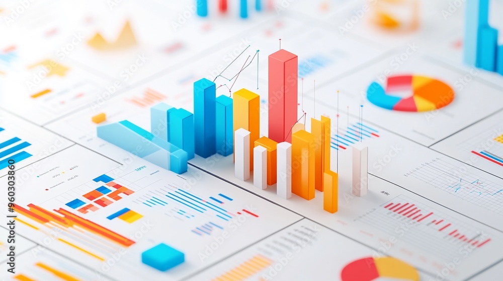 Comprehensive financial data analysis and visualization displayed ...