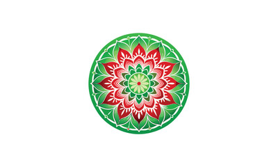 abstract mandala art outline circular basic design spiritual round vector element