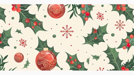 Wall Mural - Cute_pattern_Cute_christmas_christmas_background