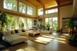 © DK_2020 - Eco-conscious modern home interior, renewable energy, earth-friendly decor