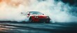 © Jittapon - Capturing the intense motorsport thrill of drifting in touge racing this image showcases the dynamic and adrenaline fueled world of high performance automotive sports