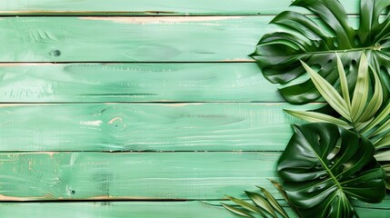 Wall Mural - Desktop_wallpaper_green_canva_background