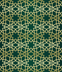 Wall Mural - Islamic background with traditional style arabic. Seamless pattern for card, background, fabric or abstract design. Muslim ornament.