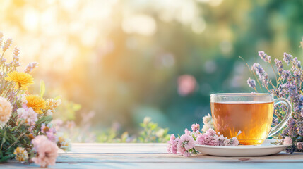 Wall Mural - Cup of tea