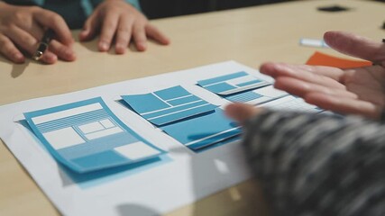 The designer team is designing the uxui system to make the uxui system work well on new phones and support system updates. Website development concept UI UX front end designer