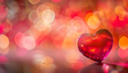 Romantic Blur: Valentine's Day Background in