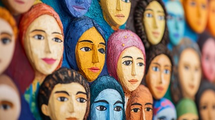 Wall Mural - Cultural Diversity and Its Impact on Society. The importance of cultural diversity, how it shapes societies and the benefits and challenges it presents.