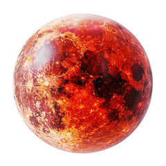illustration of abstract isolated planet