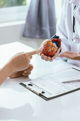 Cardiologists talk to patients about their cardiovascular health and disease to make sure they feel comfortable and understand the underlying causes.