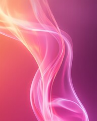 Poster - Smooth abstract pink background with gradients and soft light flares for minimalistic design