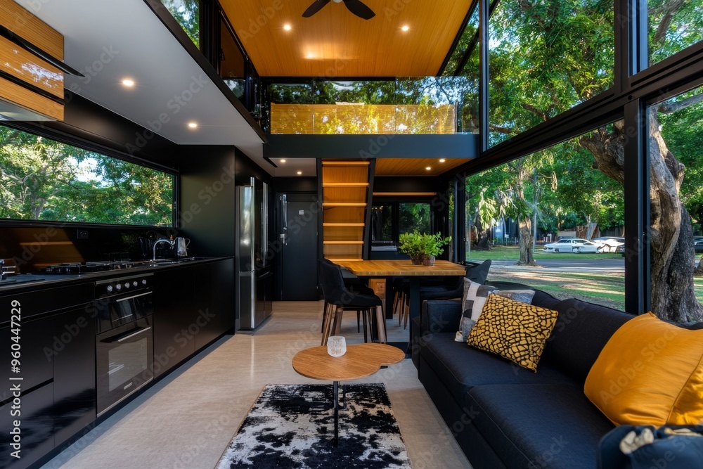 House, tiny home, compact living maximizes space with clever storage ...