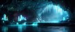 © Starkreal - Enchanting Mystical Cave with Glowing Crystals and Ancient Carvings - Detailed Environment with Underground Rivers