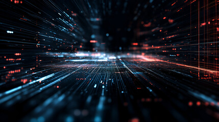 un mundo en el ciberespacio con lineas y datos de red tecnologica de innovacion y tecnologia en las comunicaciones y conexiones virtuales del internet