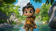 © Ky - A cartoon character cute Survival Games