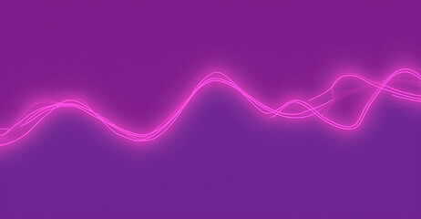 Generative AI  A minimalist and simple wallpaper with cool wave lines and calming colors, Simply minimalist modern background, cool abstract wave with neon color background, cool neon background