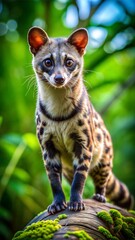 Sticker - a civet with beautiful natural background