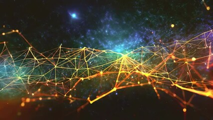 Wall Mural - moving constellations