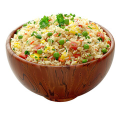 Wall Mural - Delicious Fried Rice with Chicken and Vegetables