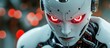 ©  AugmentArt - A robot s angry and aggressive expression conveys a sense of danger highlighting the potential threats posed by artificial intelligence
