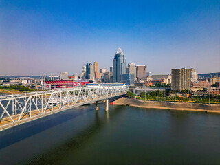 Wall Mural - Bridge over  the Ohio River