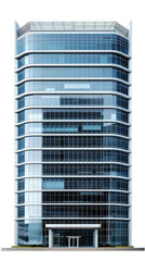 Canvas Print - Modern glass office building facade