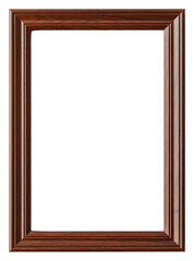 Wall Mural - PNG Dark brown backgrounds frame wood.