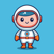 © Safat - Cute Astronaut in Outer Space