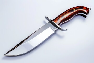 Large knife on white background