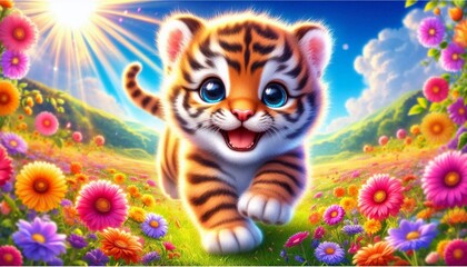 Wall Mural - Tigerbaby