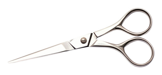 PNG Chrome steel scissors white background weaponry shears.