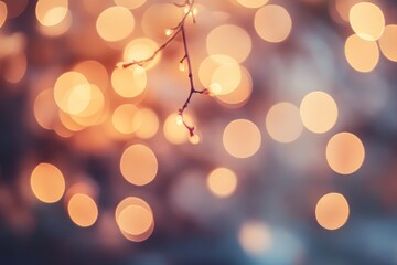 blurred, glowing lights in soft tones for a dreamy, out-of-focus effect