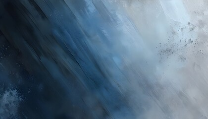 Harmonious Blue and Grey Abstract Background with Grainy Texture for Intriguing Web Banner Design