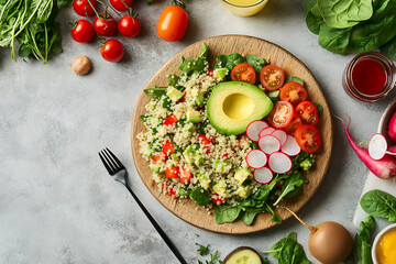 Canvas Print - Wholesome Vegan Treats with a Splash of Color