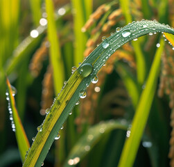 dew on grass