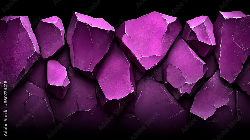 Purple Rocker Background Colorful purple rocks create an abstract background design that ...