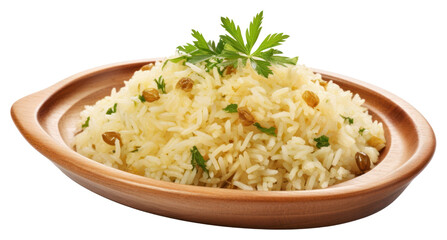 Wall Mural - PNG Indian fried rice on the white background