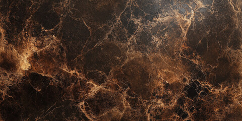 A brown textured surface with a polished, stone-like finish, showcasing natural veins and deep, earthy tones.