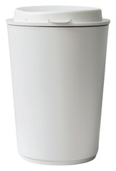 Canvas Print - PNG A White bin on the white background