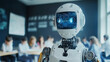 © Dzmitry - A robotic teacher engages students in a modern classroom exploring futuristic technology concepts during an interactive lesson