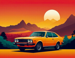 Wall Mural - car