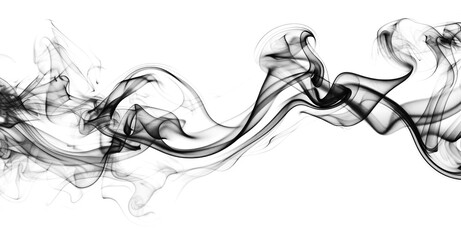 Wall Mural - PNG  Black smoke backgrounds white creativity.