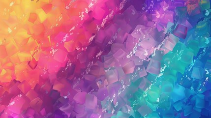 Wall Mural - vibrant abstract background blending hues of purple, orange, and green with a textured appearance an