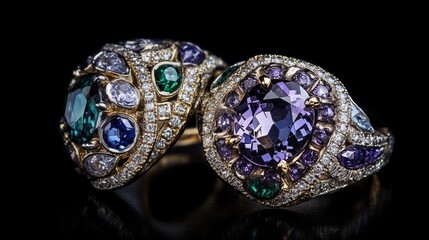 pictures of jewelry that have been edited for online and media sales. expert image editing for the internet of pictures with precious rings